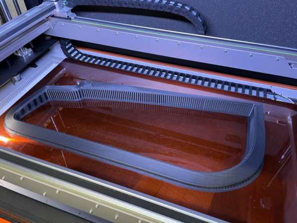 car door panel in 3d printer