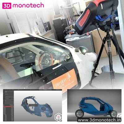 3D scanning electric Car